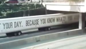 mile long semi truck